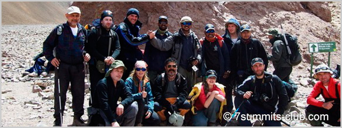 ARGENTINA: Expedition the Aconcagua (6962 m), a trip with a Russian Mountain Guide 7 SUMMITS CLUB Collection