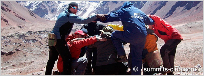 ARGENTINA: Expedition the Aconcagua (6962 m), a trip with a Russian Mountain Guide 7 SUMMITS CLUB Collection