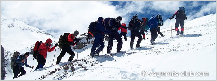 ARGENTINA: Expedition the Aconcagua (6962 m), a trip with a Russian Mountain Guide 7 SUMMITS CLUB Collection
